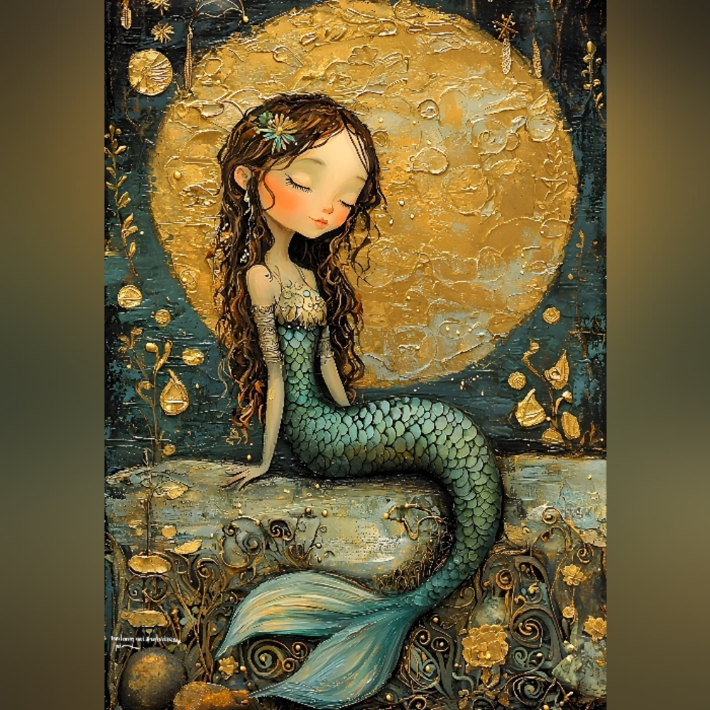 Wilmstical Mermaid Print